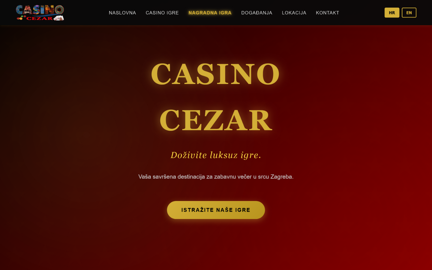 Casino CEZAR website project