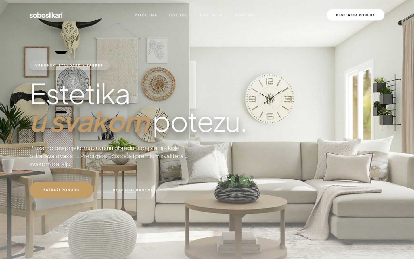 Soboslikari website project