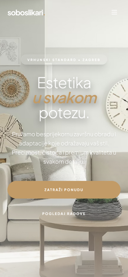 Soboslikari mobile view